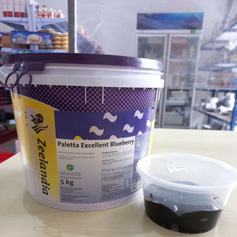 

Zeelandia selai blueberry 250gr, repack asli dari 5kg