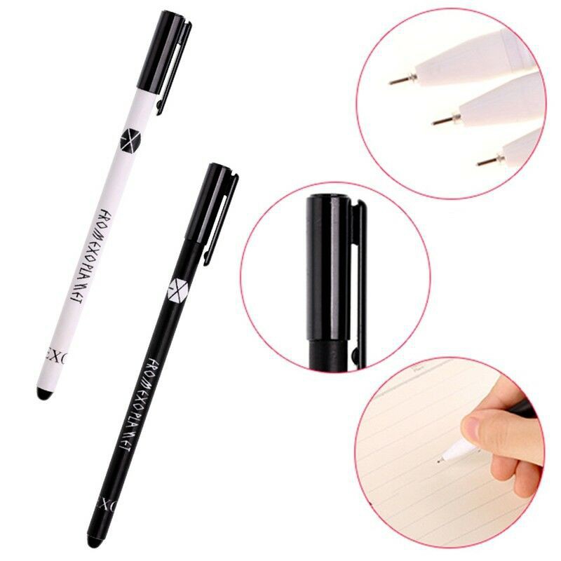 

Perlengkapan Sekolah Yo Yo Kpop EXO Ballpoint Pens Office Signature Gel Pen School Supplies Office