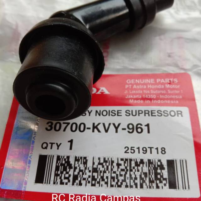 cangklong busi honda BEAT tutupan busi karet busi