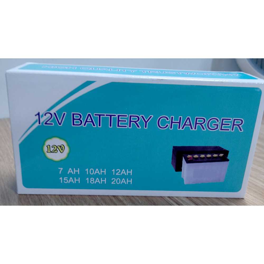 Charger Cas Ces Casan Cesan Carger Pengecasan Aki Mobil Motor Portabel Lead Acid 12V 2A Taffware - UD12