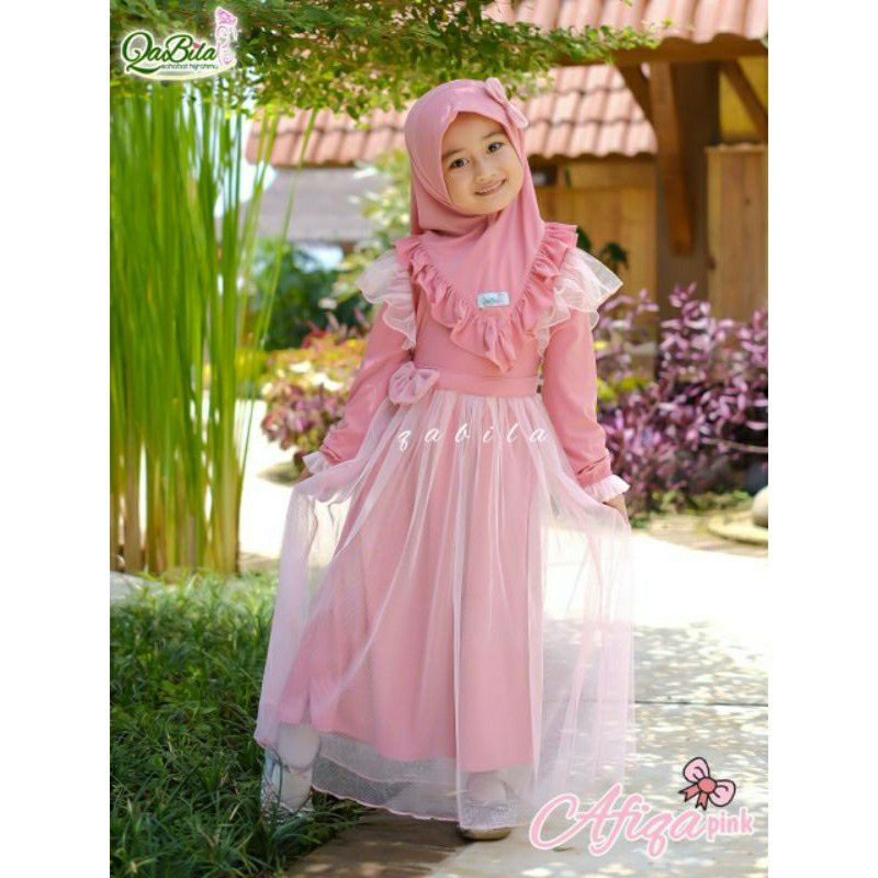 Afiqa by QaBila | baju muslim anak
