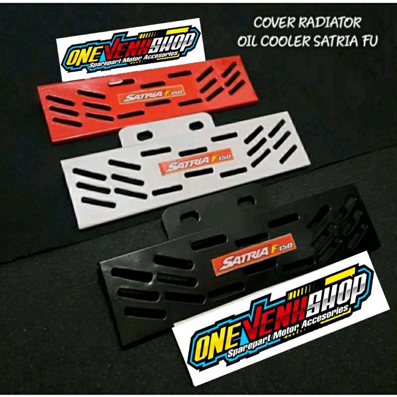 AKRILIK PELINDUNG BUSI DAN COVER RADIATOR SATRIA FU 150 KARBU TEBAL 3MM