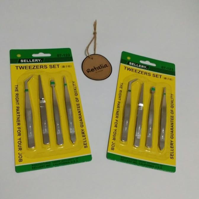 

Big Sale Pinset Set Stainless Perangko/Uang Kertas/Uang Coin (Tweezers Set) Big Sale