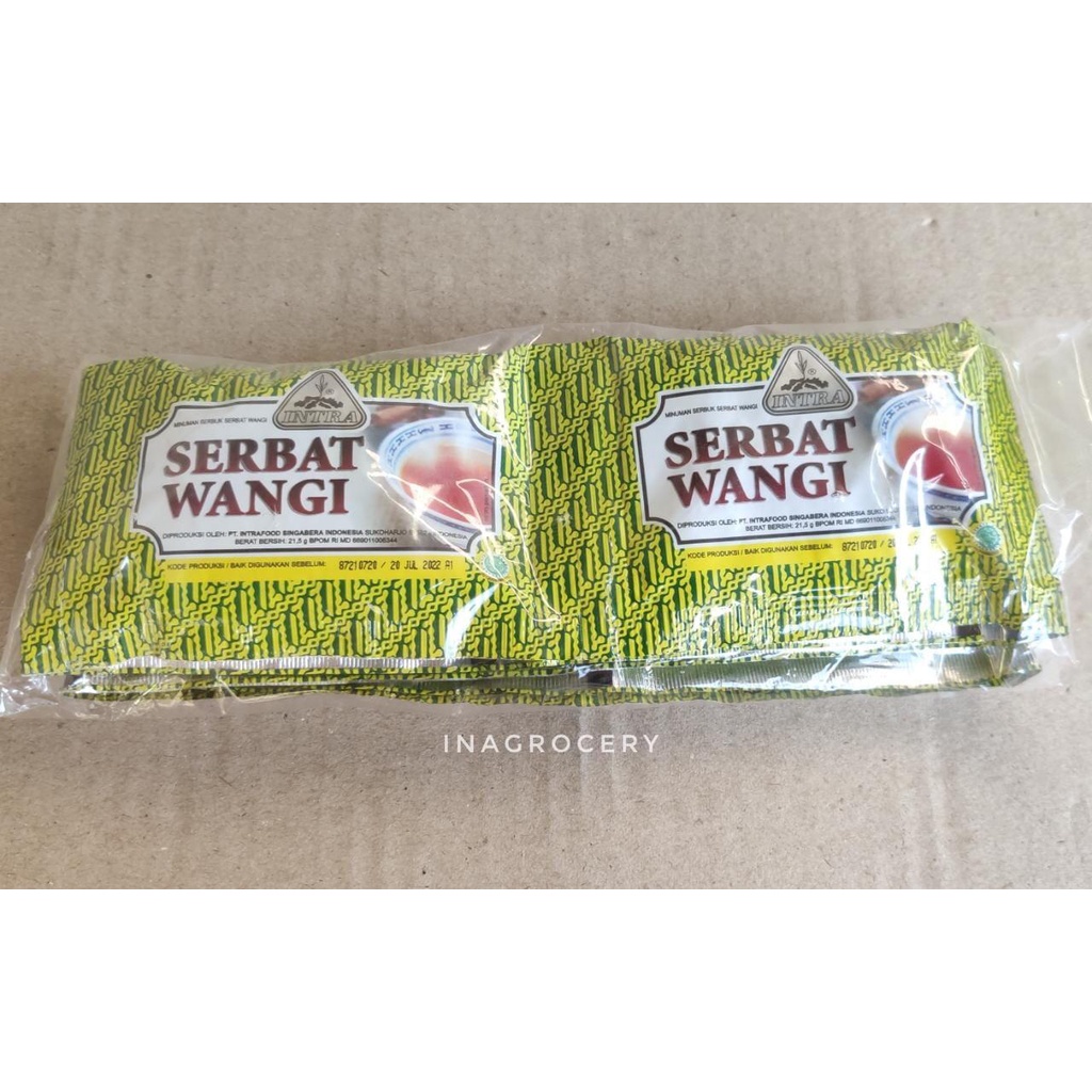 

INTRA SERBAT WANGI 10pcs x 21,5gr