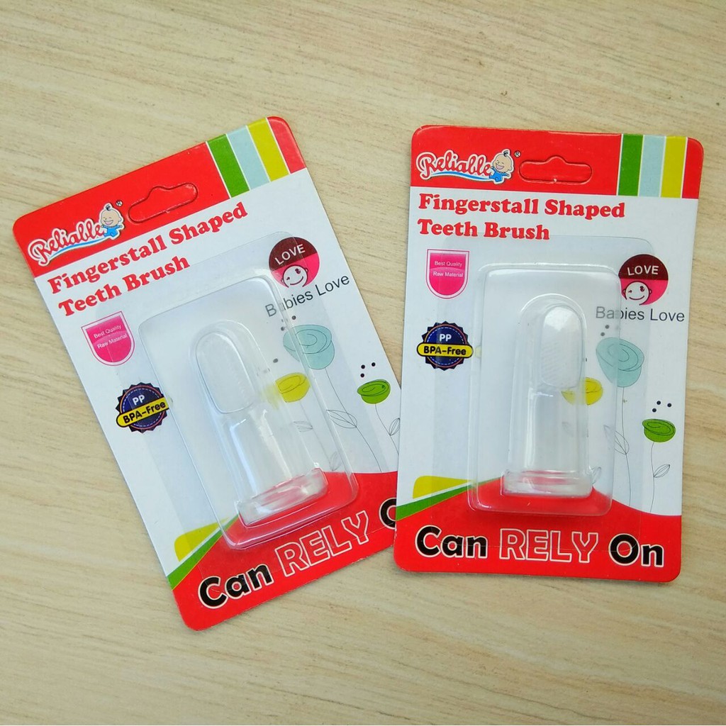 Sikat Lidah Gusi Bayi Baby Silicone Finger Toothbrush Perlengkapan Baru Lahir Peralatan New Born