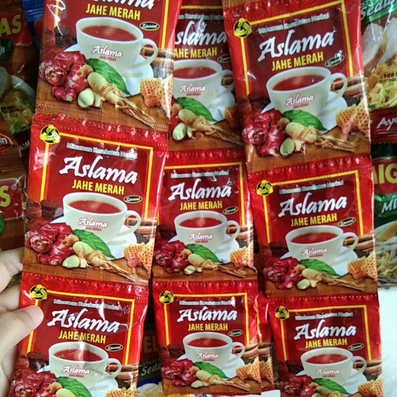 1 renceng Aslama Jahe merah