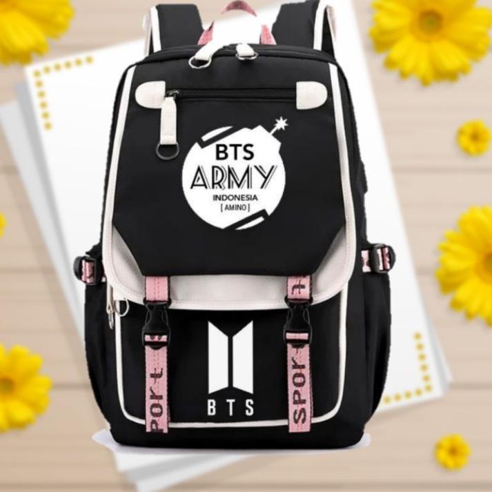 [KODE 87LWP] tas ransel anak perempuan model Korea/tas BTS anak SD/ransel anak perempuan SD