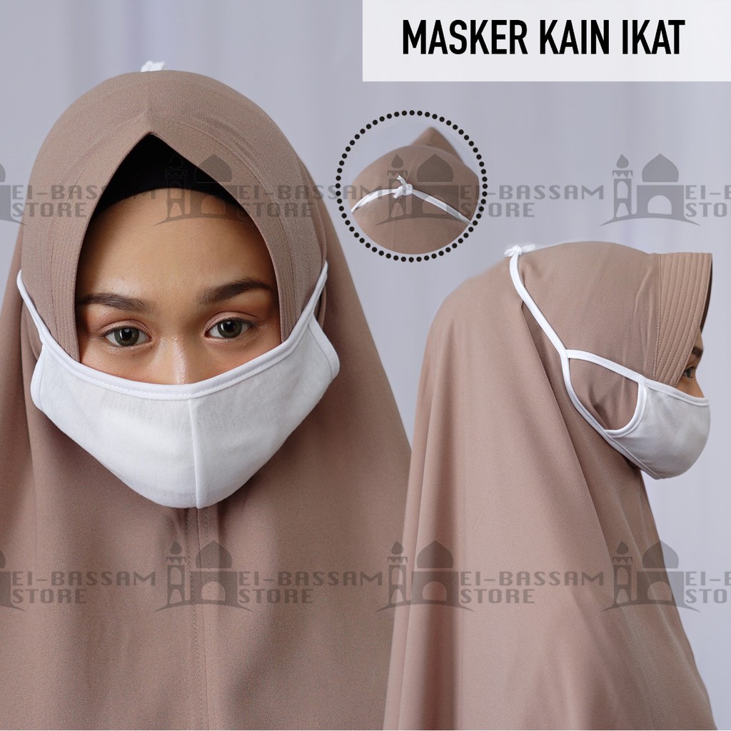 Masker Kaos Perlengkapan Haji dan Umroh