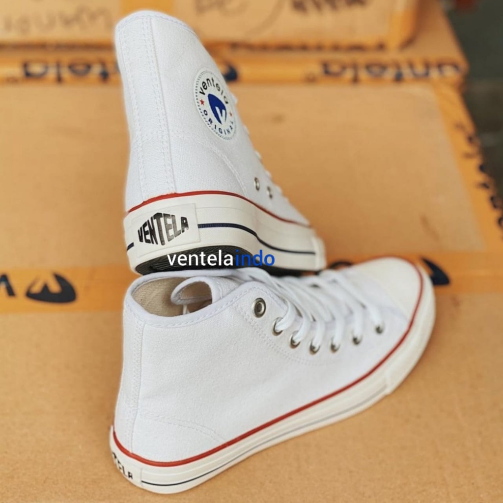 Ventela 70s Ethnic Hi All White Original