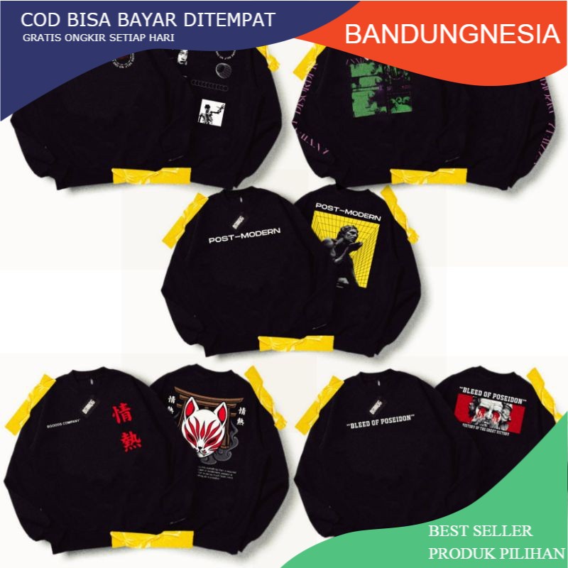 BGOODS COMPANY CREWNECK / SWUITER PRIA / WANITA CREWNECK BGOODS