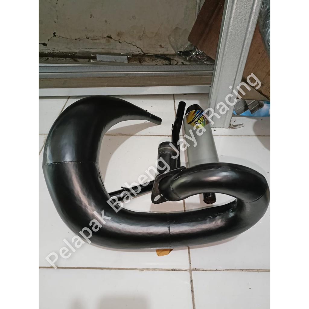 KNALPOT UDANG TRAIL NINJA 2 TAK R RR SATRIA 2 TAK RX KING RX Z MODEL KTM FULLSISTEM PNP RANGKA STAND