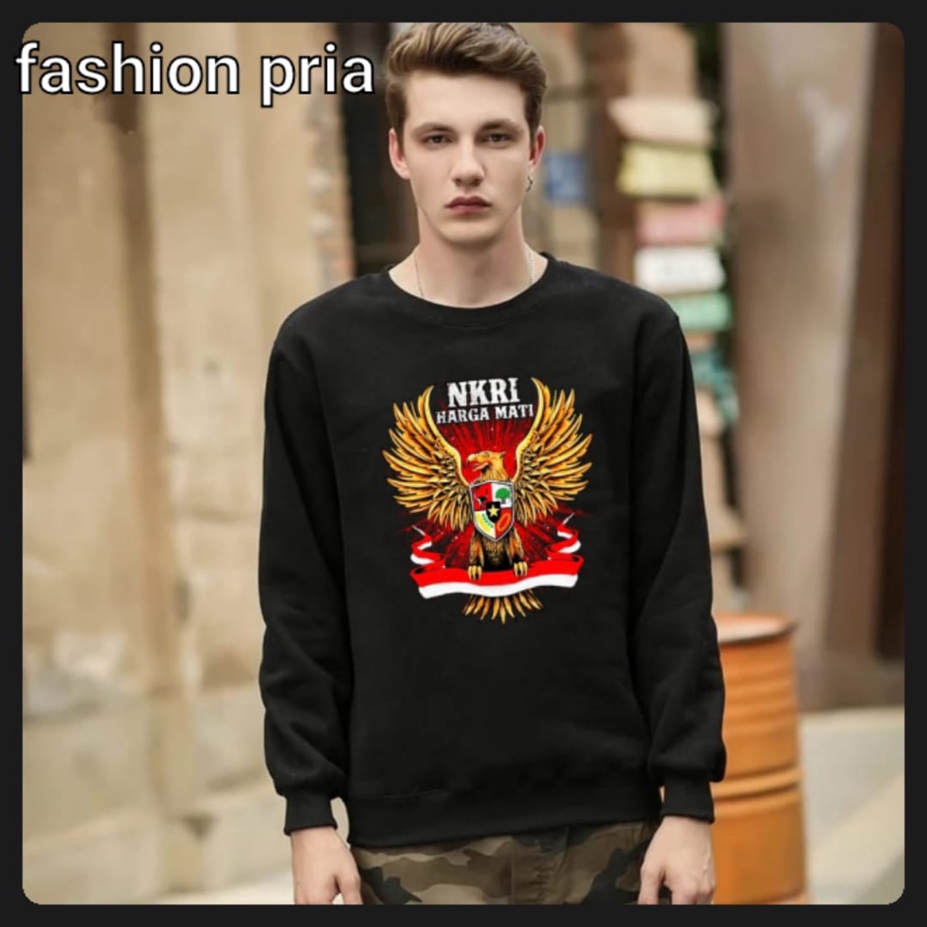 Baju NKRI / baju kekinian / baju sweater terbaru / baju lengan panjang pria -mukzhop