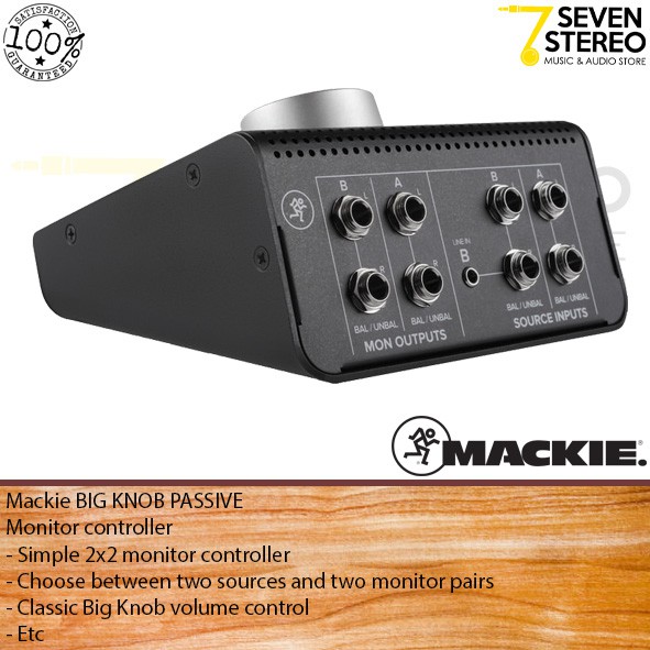 Mackie Big Knob Passive Studio Monitor Controller