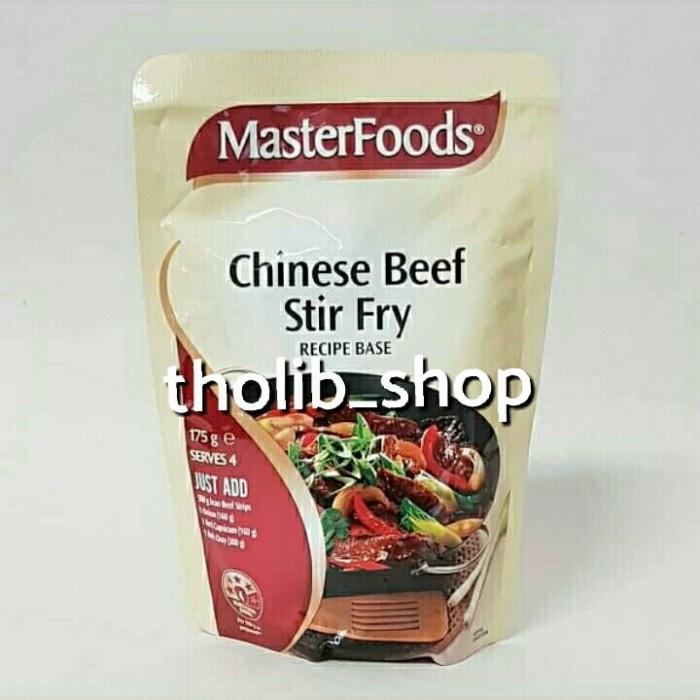 

Masterfoods chinese beef stir fry recipe base 175 gr