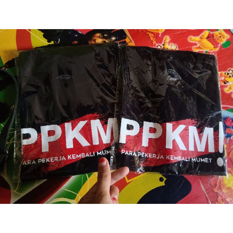 Kaos Kata Kata // Kaos PPKM // Kaos Tulisan // KAOS PPKM NASIONAL TERLARIS ( bisa bayar di tempat )