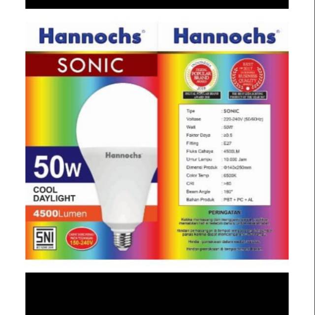 Lampu LED Hannochs SONIC 50 Watt