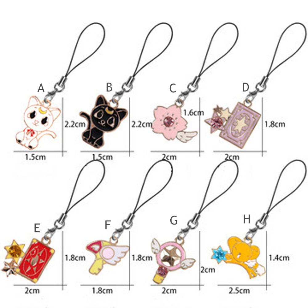 Quinton Tali Lanyard Motif Anime Jepang Sakura Untuk Aksesoris Ponsel Samsung Iphone