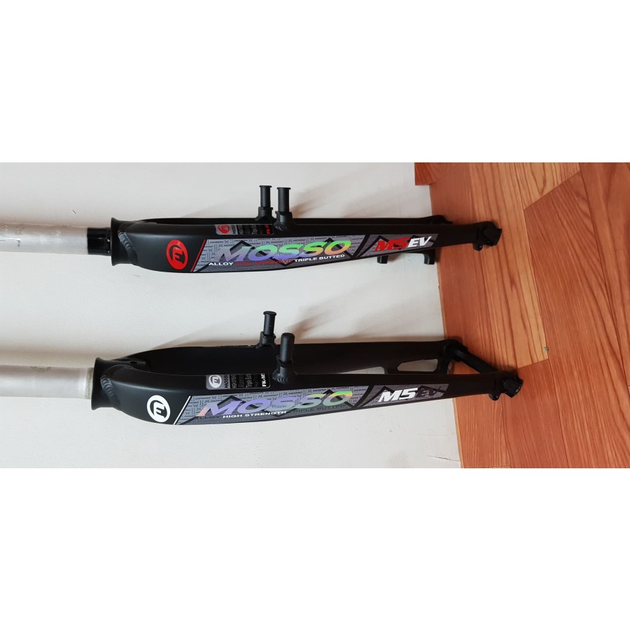 Fork Mosso M5 EV Disk dan V Brake Rigid 26 27 29 700C