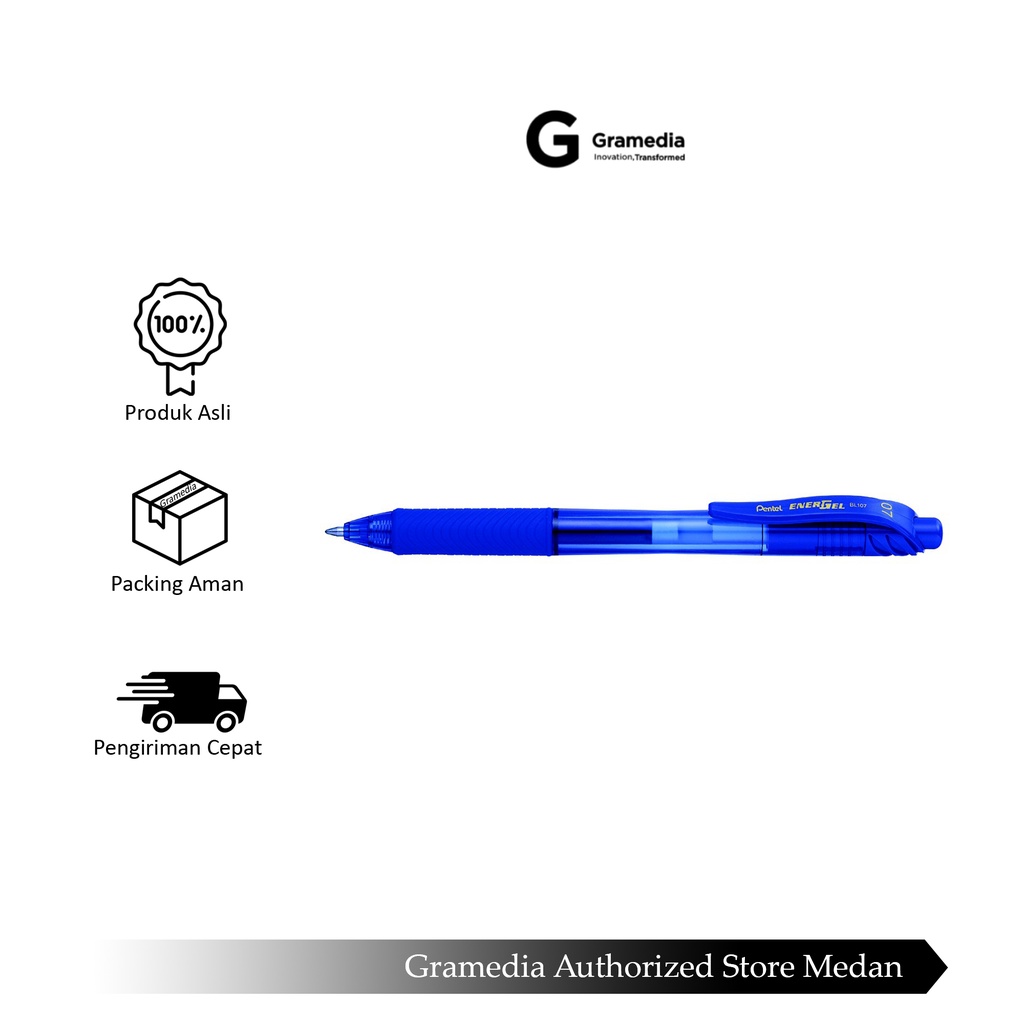 

Gramedia Medan - PENTEL ENERGEL BALLPOINT 0.5 BLN105-CX