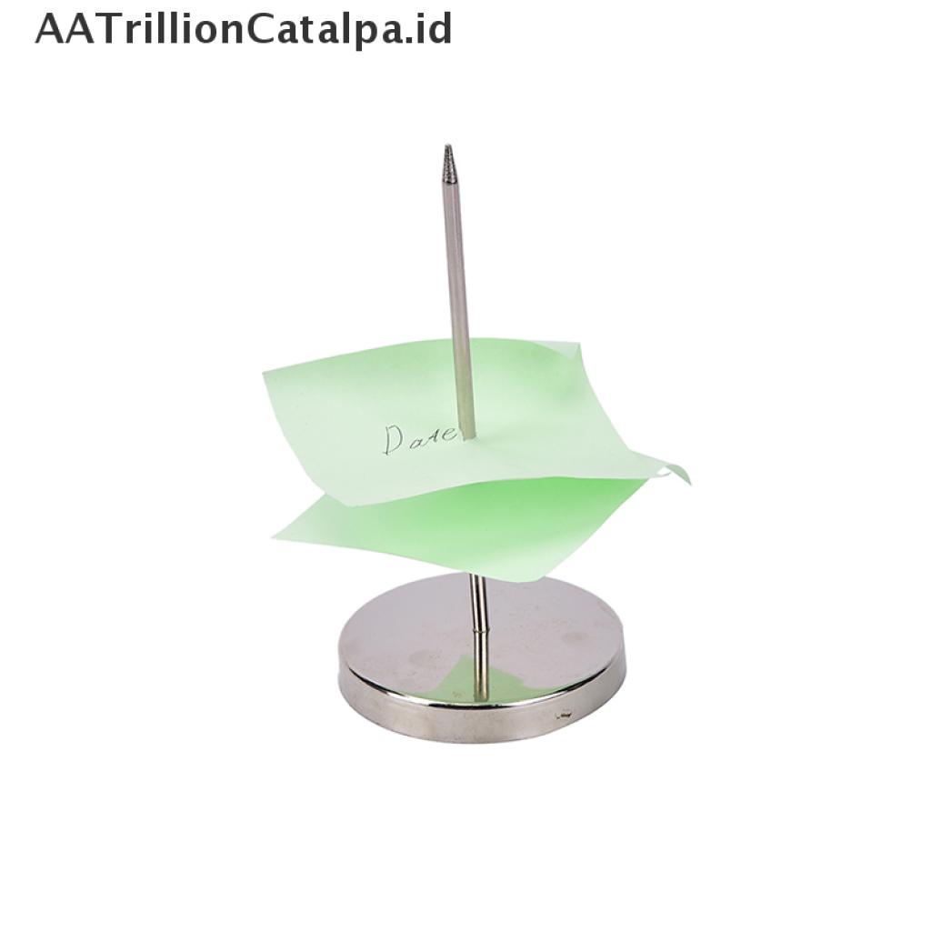 (AATrillionCatalpa) Tusukan Holder Kertas Memo / Bon Untuk Meja Kantor