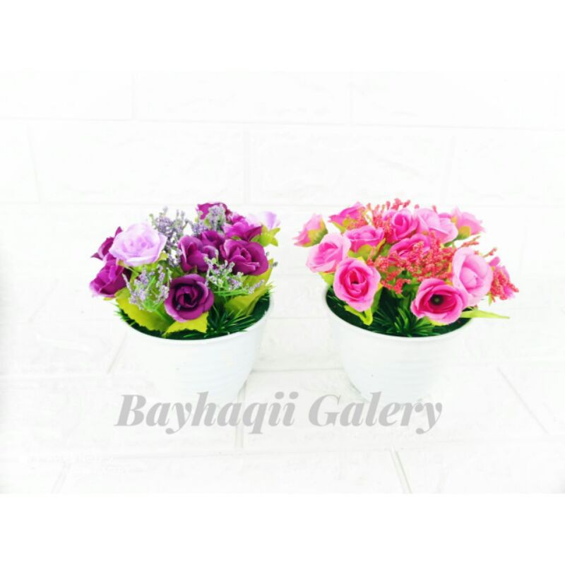 RANGKAIAN BUNGA HIAS D10 MURAH || BUNGA ARTIFICIAL || BUNGA HIAS PLASTIK MURAH-6