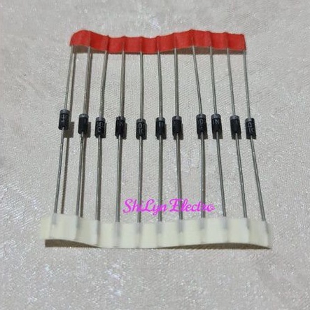 10 PCS DIODA 1A IN4002 4002 DIODE 150V MIC SEP ORIGINAL