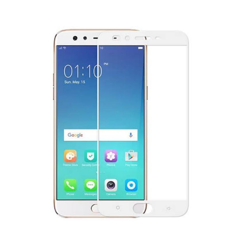 TAMPERED GLASS TG ANTI GORES OPPO F3 FULL LAYAR