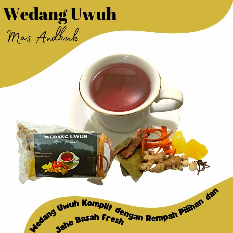 

Wedang Uwuh Jahe Basah Gula Batu (TERLARIS)