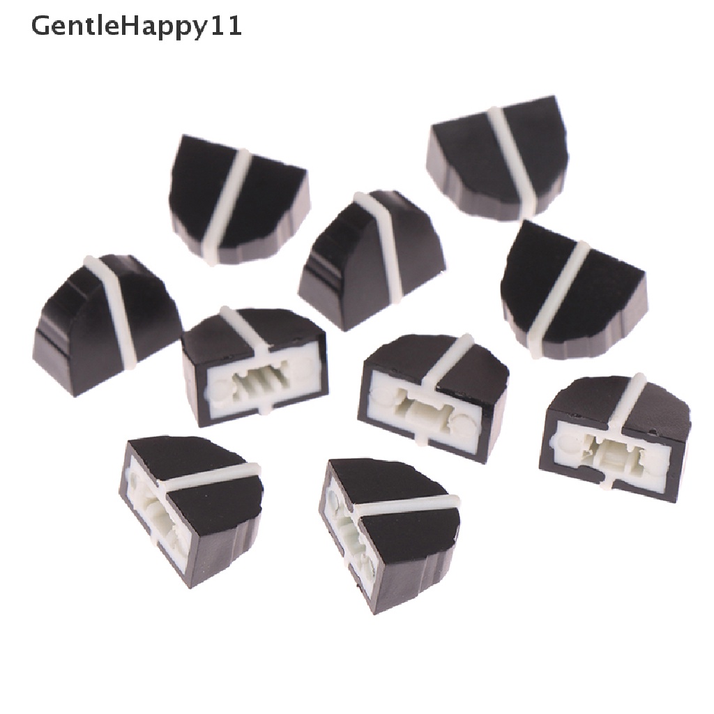 Gentlehappy 10pcs DBX2231 Equalizer Fader Cap Potentiometer Lubang 11mm X 9mm 4MM