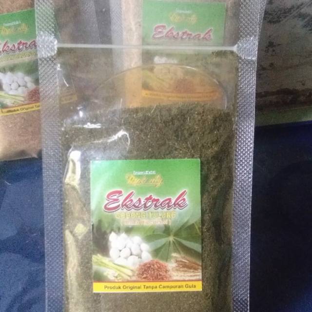 

Ekstrak Godong Tulung (daun randu)