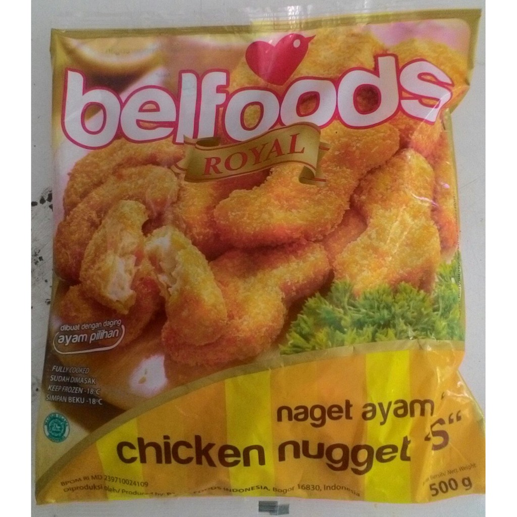 Jual Belfoods Chicken Nugget S Royal 500g | Shopee Indonesia