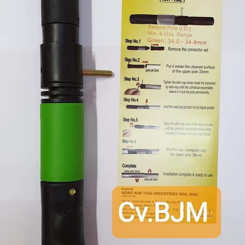 KLEM SAMBUNG PIPA EGREK SAWIT PUTAR KUNCI OTOMATIS TANGKAI VIBER GALA EGREK COD