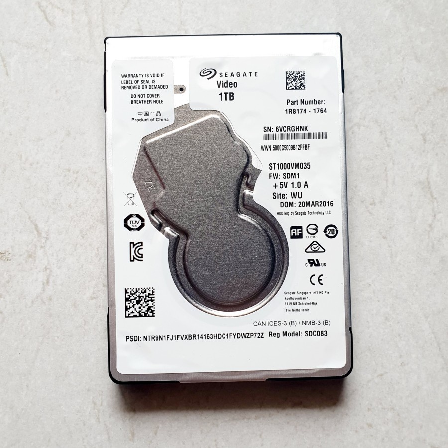 HDD 2.5&quot; Seagate 1TB (ORI 1 TAHUN) Harddisk/ Hard disk/ Hardisk Laptop