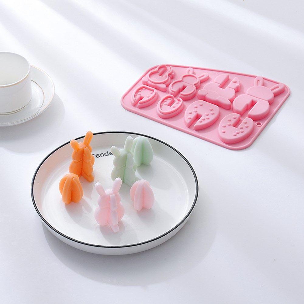 Solighter Easter Cake Mold Combinable Lollipop Alat Dekorasi Kue Candy Molds