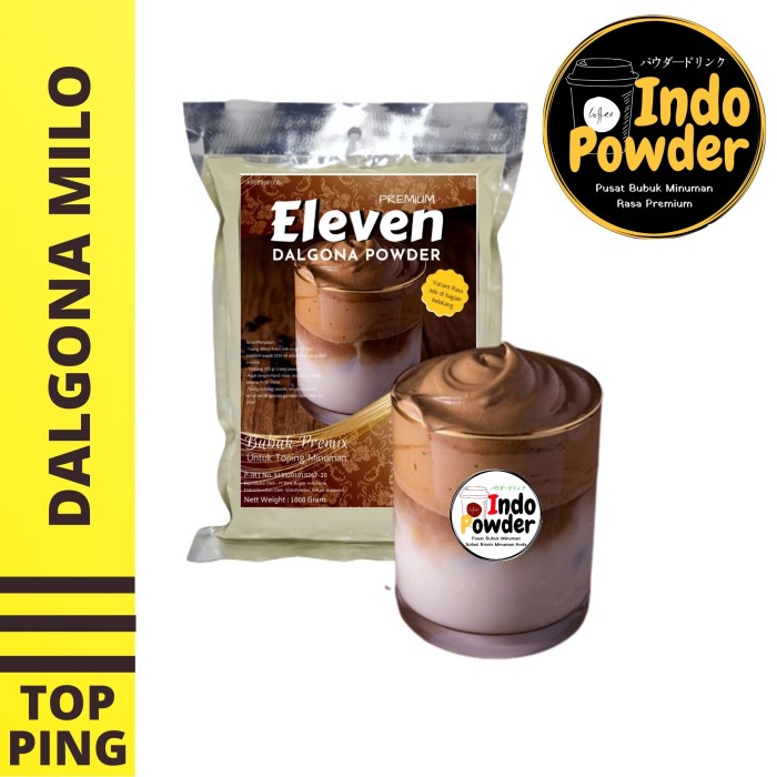 

DALGONA MILO 1KG - BUBUK DALGONA MILO 1KG - DALGONA MILO