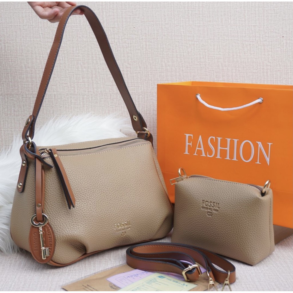[ FREE PAPERBAG ] Tas wanita batam 008 SHOULDER tas bahu import premium murah