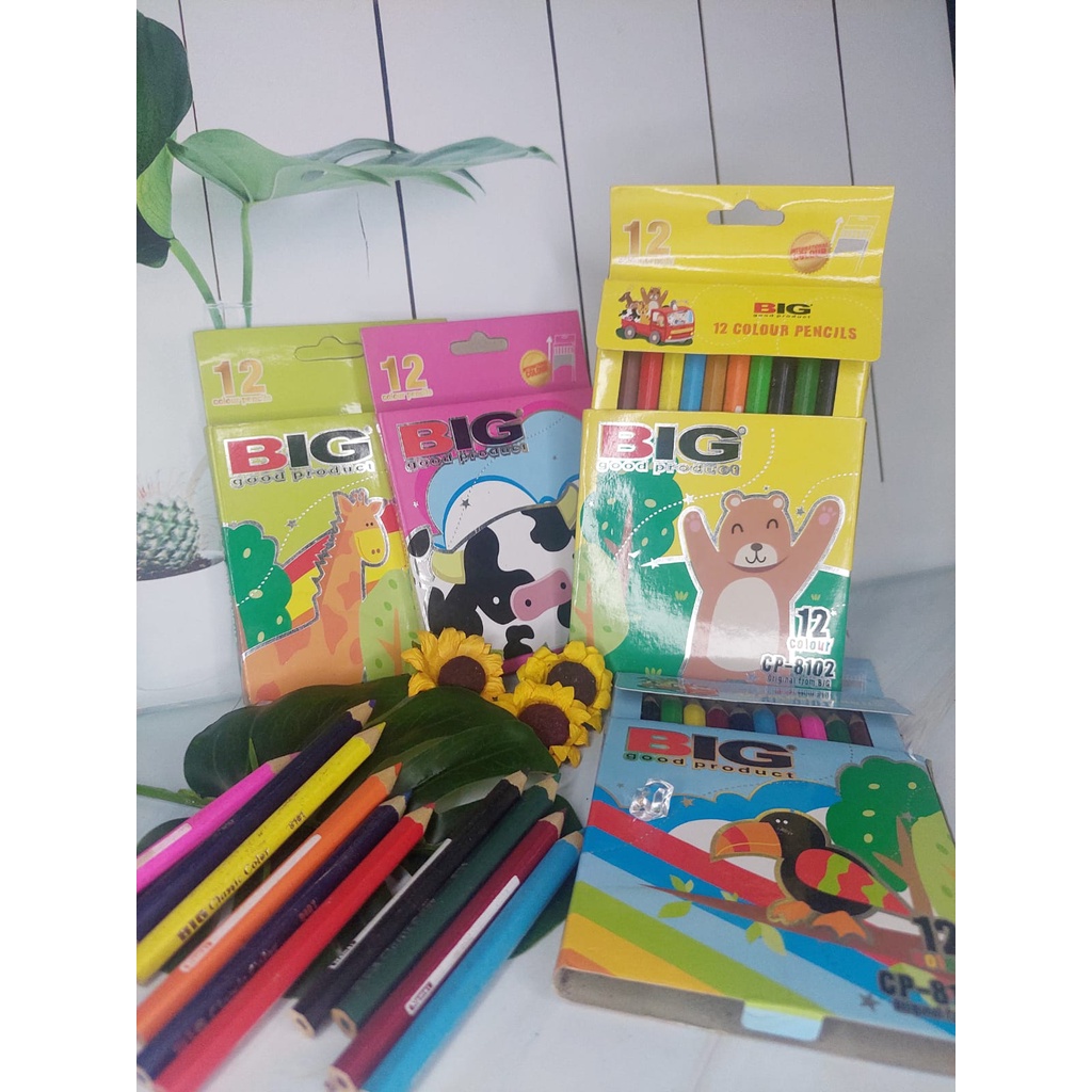 

PENSIL WARNA KECIL / PENDEK BIG ISI 12 WARNA TERMURAH