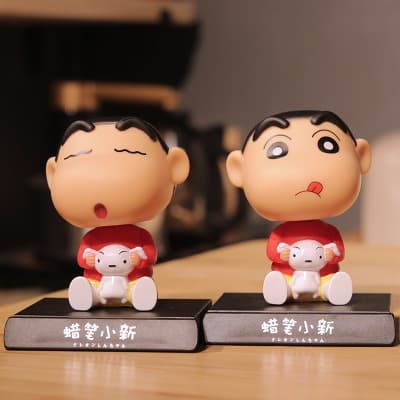 Pajangan Dashboard Mobil Bobble Head Sinchan|Sincan Kepala Goyang