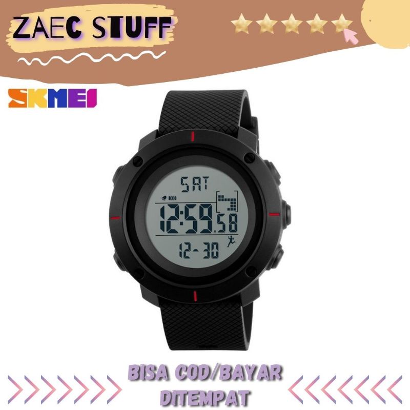 SKMEI Jam Tangan Digital Pria Red Line