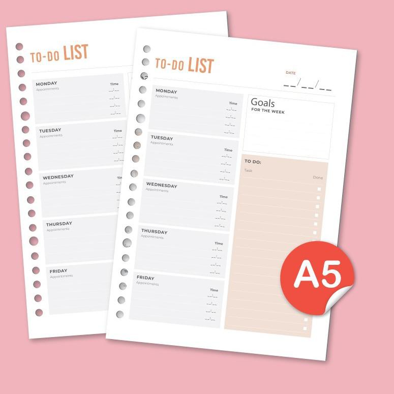 

Diskon WPY9C A5 Loose leaf - To Do List by Bukuqu 44 Best