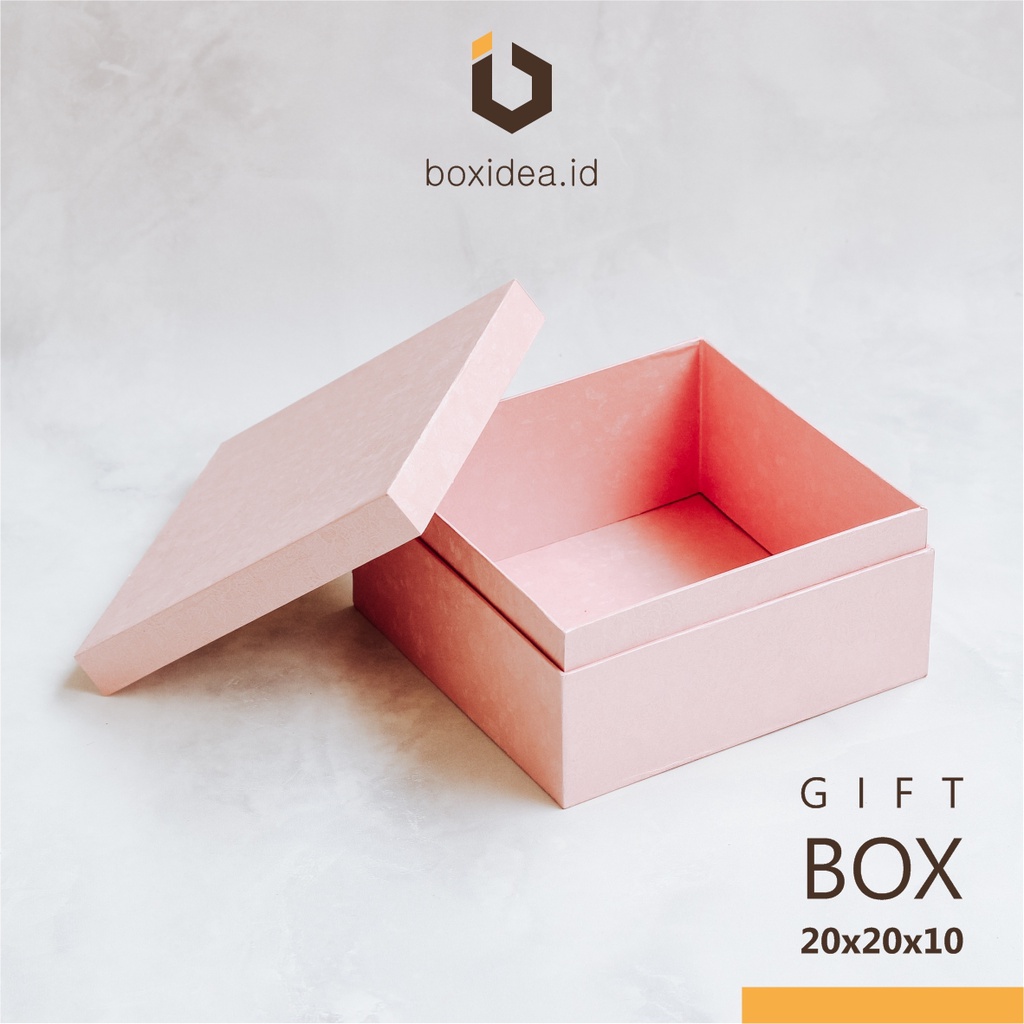 

Hard Box Custom | Gift Box Kotak Kado Kotak Hantaran Hardbox Double Side | Uk. 20x20x10cm