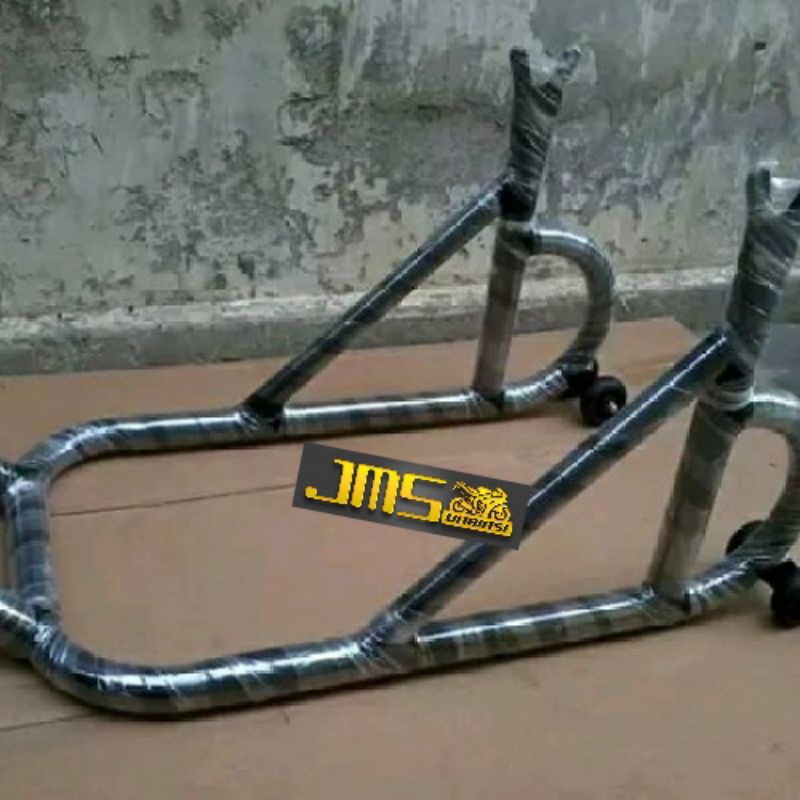 standar pedok Paddock model V pakai Jalu pedok r15 gsx ninja rr/r ninja 250 Vixion R15 R25 cb cbr 150 dll