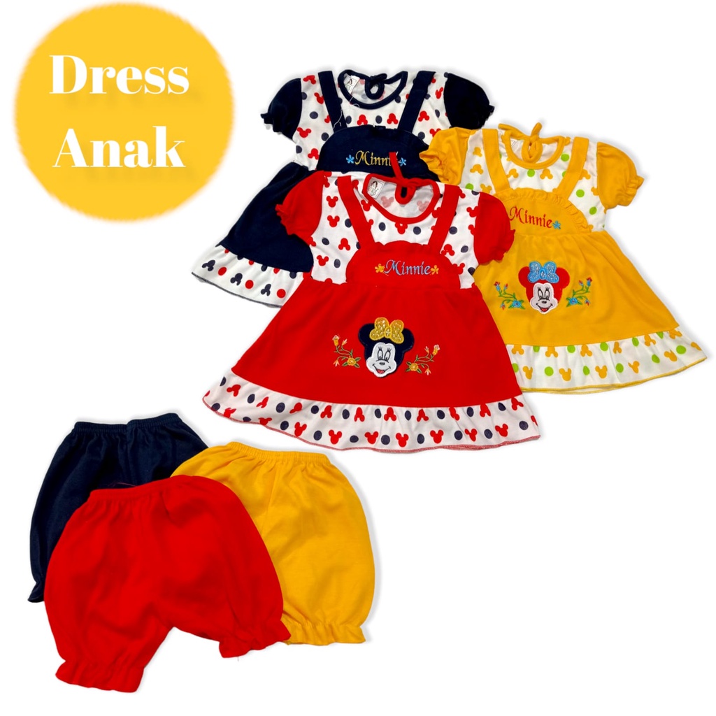 Baju Anak Perempuan Dres Baju Bayi