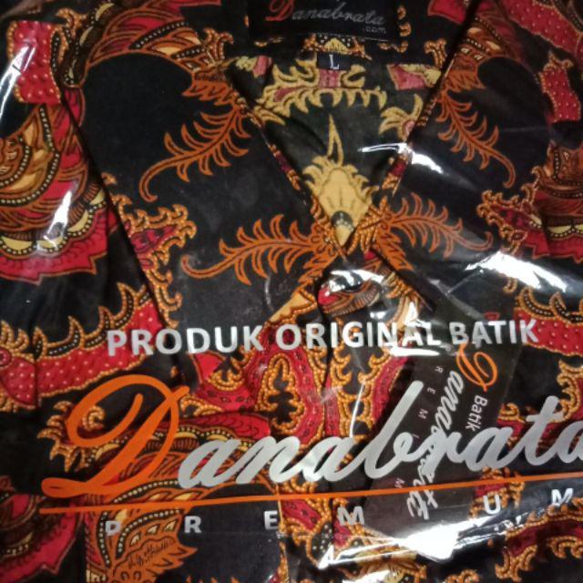 Kemeja Batik Lengan Panjang Batik Danabrata Motif Batakotak Kode 061 Pria Size M L Xl Xxl Reguler