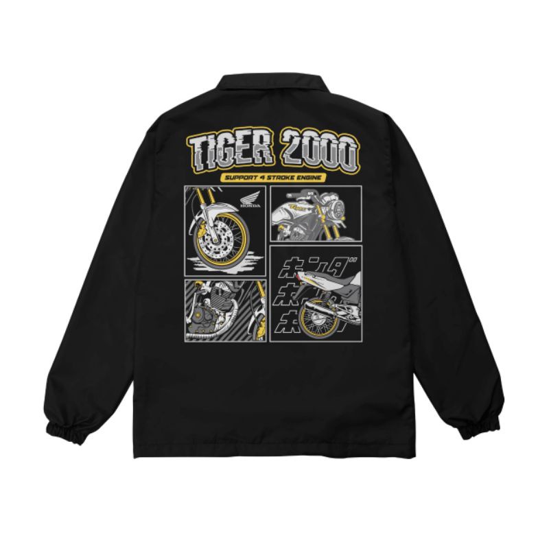Jaket Honda tiger 2000 jaket motor Honda tiger berkualitas