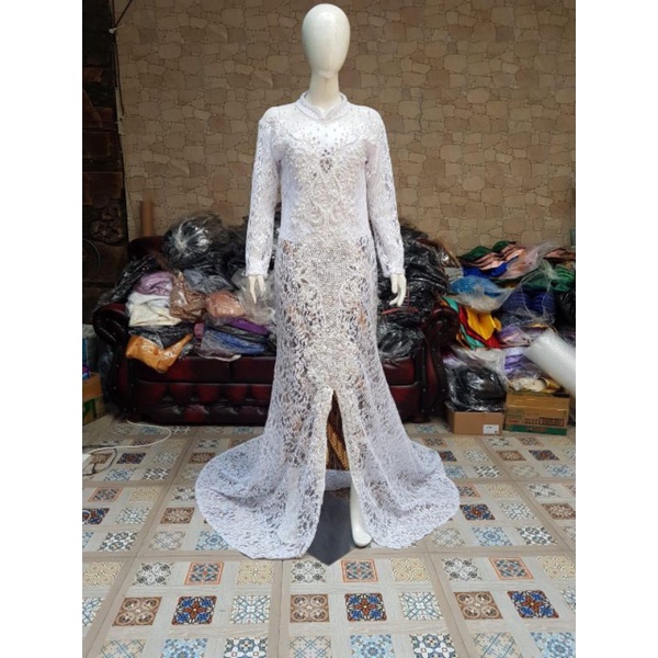 kebaya akad nikah/kebaya ijab/kebaya putih