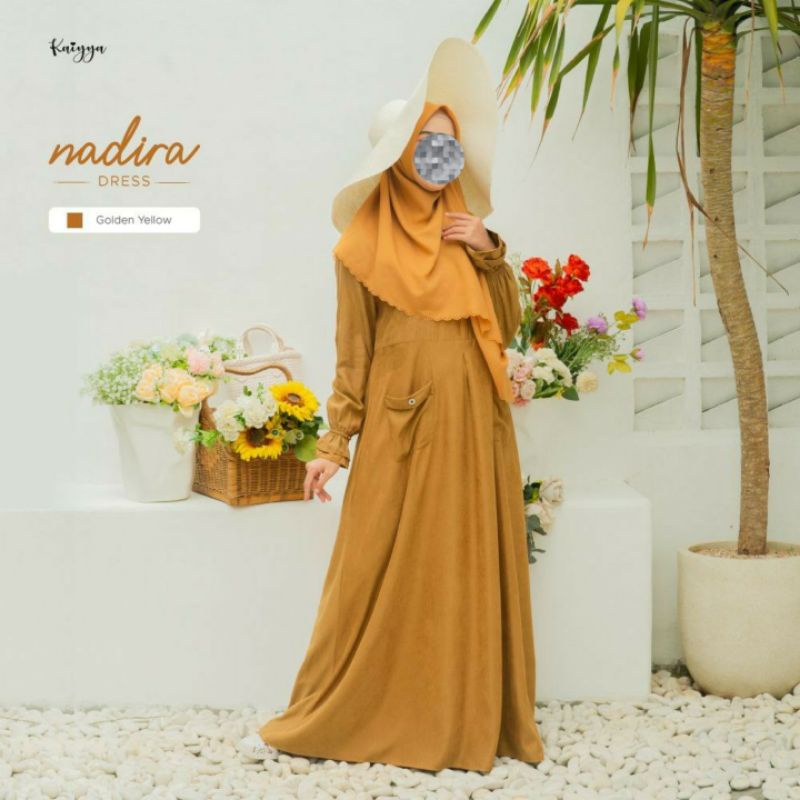 (SIZE XS-XXL) nadira dress by kaiyya, dress jumbo
