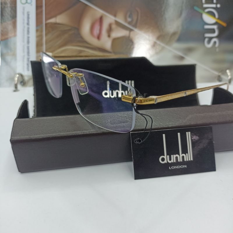 FRAME KACAMATA BOR RIMLES DUNHILLI GOLD SUPER TITANIUM PRIA DAN WANITA