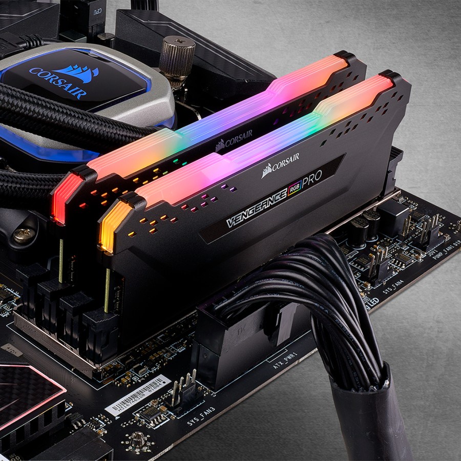 VENGEANCE RGB PRO 32GB (2 x 16GB) DDR4 3200MHz C16 CMW32GX4M2E3200C1