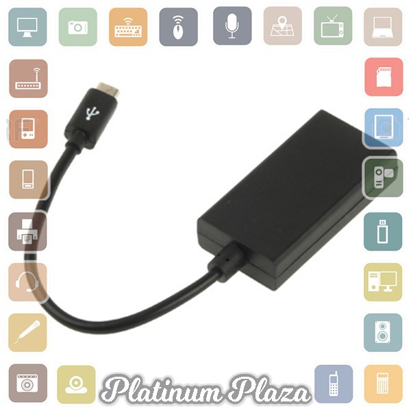 Micro USB to HDMI MHL Adapter for Smartphone - Black`7APZWK-